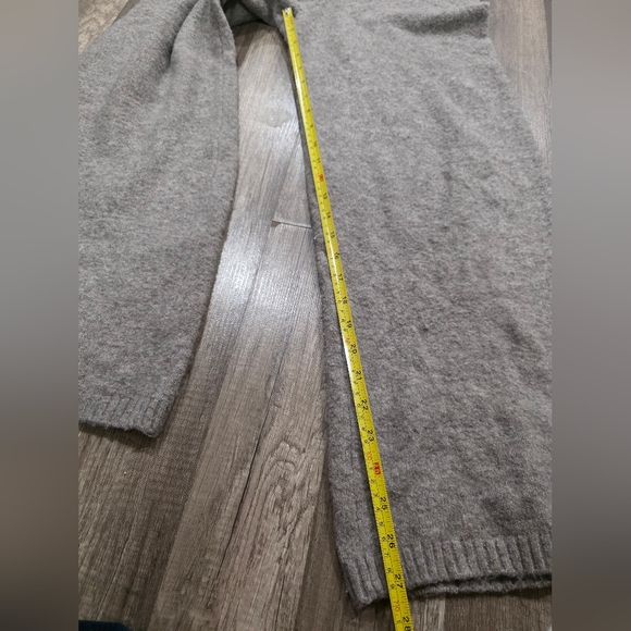 INDUSTRY cozy Wide Leg Nude Tan Wool Blend Pants Joggers Quiet Luxury Classy - Picture 8 of 9